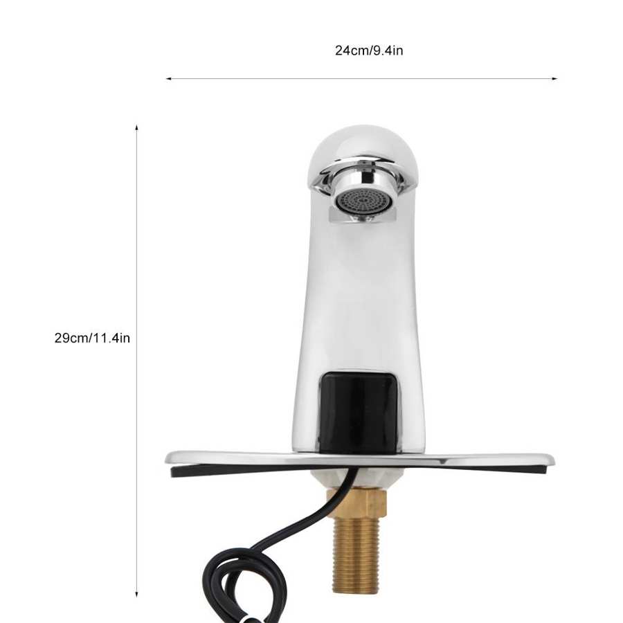 Infrared Sensor Faucet /2 \"Automatic Curved Faucet Corrosion Resistant Faucet for Hotel Bathroom