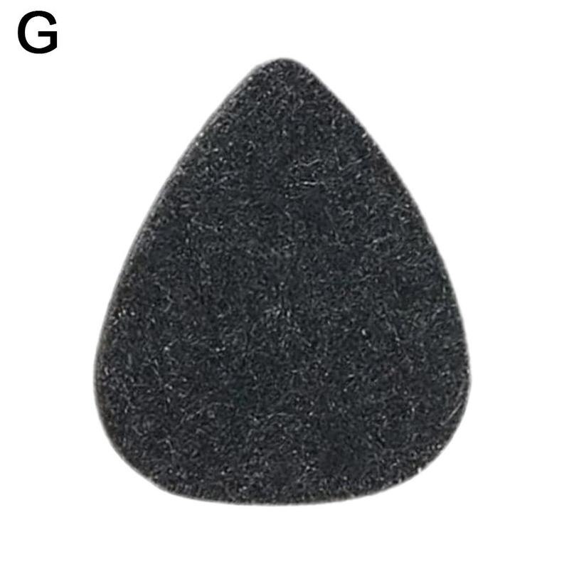 Multi Color Guitar Pick Wool Felt Picks Guitar Accessories Ukulele Soft Felt Picks 1pcs: G