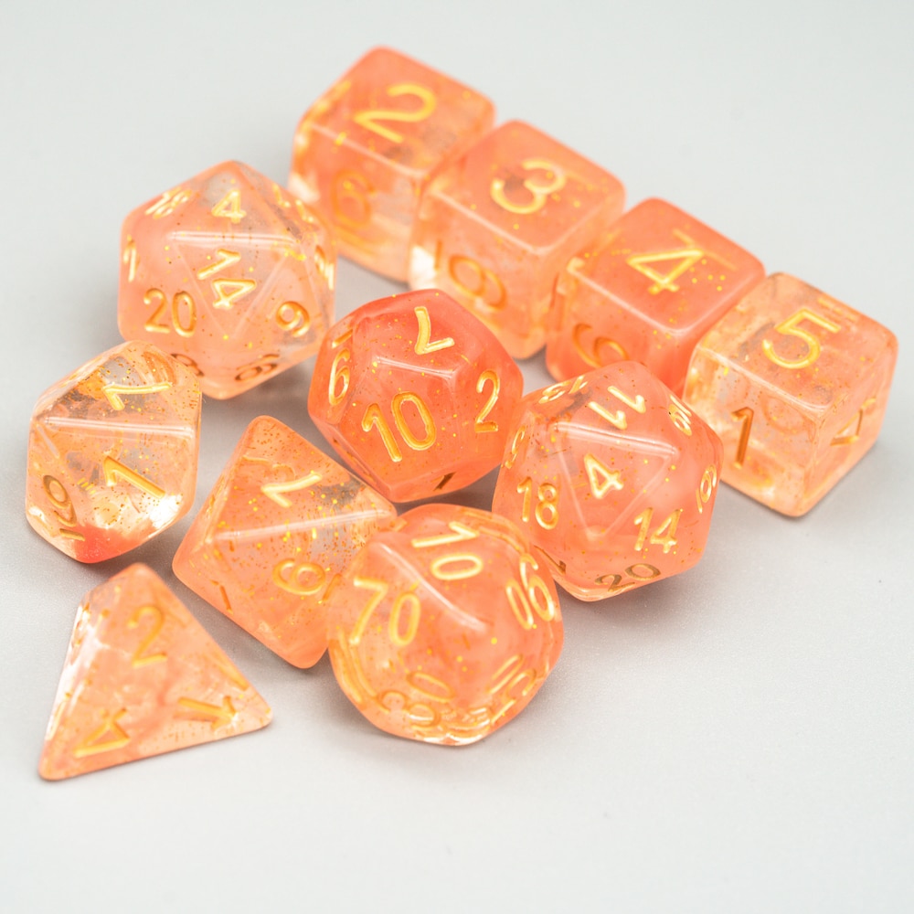 11pcs/set DND Dice D&D Dice D4 D6 D8 D10 D% D12 D20 Polyhedral Games Dice Set for Table Games MTG RPG