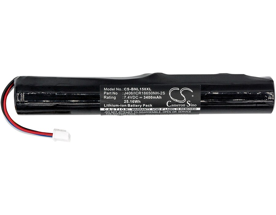 Cameron sino 3400 mah batteri  j406/ icr 18650nh-2s til bang & olufsen beolit 15,  beolit 17,  beoplay  a2,  beoplay  a2 aktiv