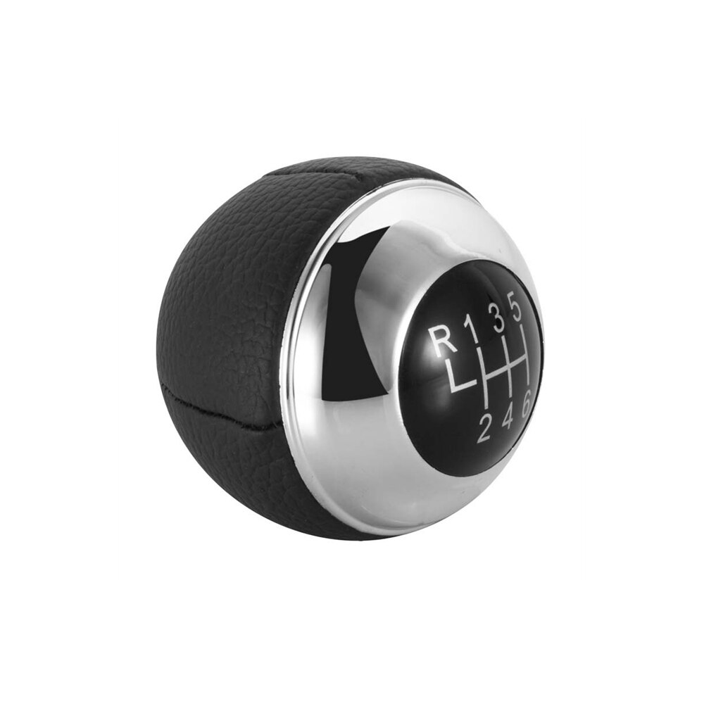 1Pc 5 Manuel À 6 Vitesses Pommeau de vitesse Pour Mini R50 One D R52 R53 Cooper S 3 Portes 2001 Cuir Levier de Handball de Changement De Vitesse Tête: 6 Speed