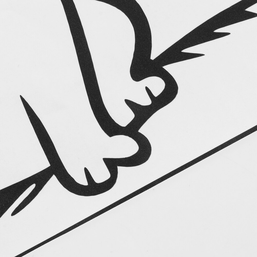 Toilet Seat Sticker Decal Cats Face Mural Bathroom Toilet Restroom Sticker Classic Cartoons Decoration Goodbye Potbellied Sticke