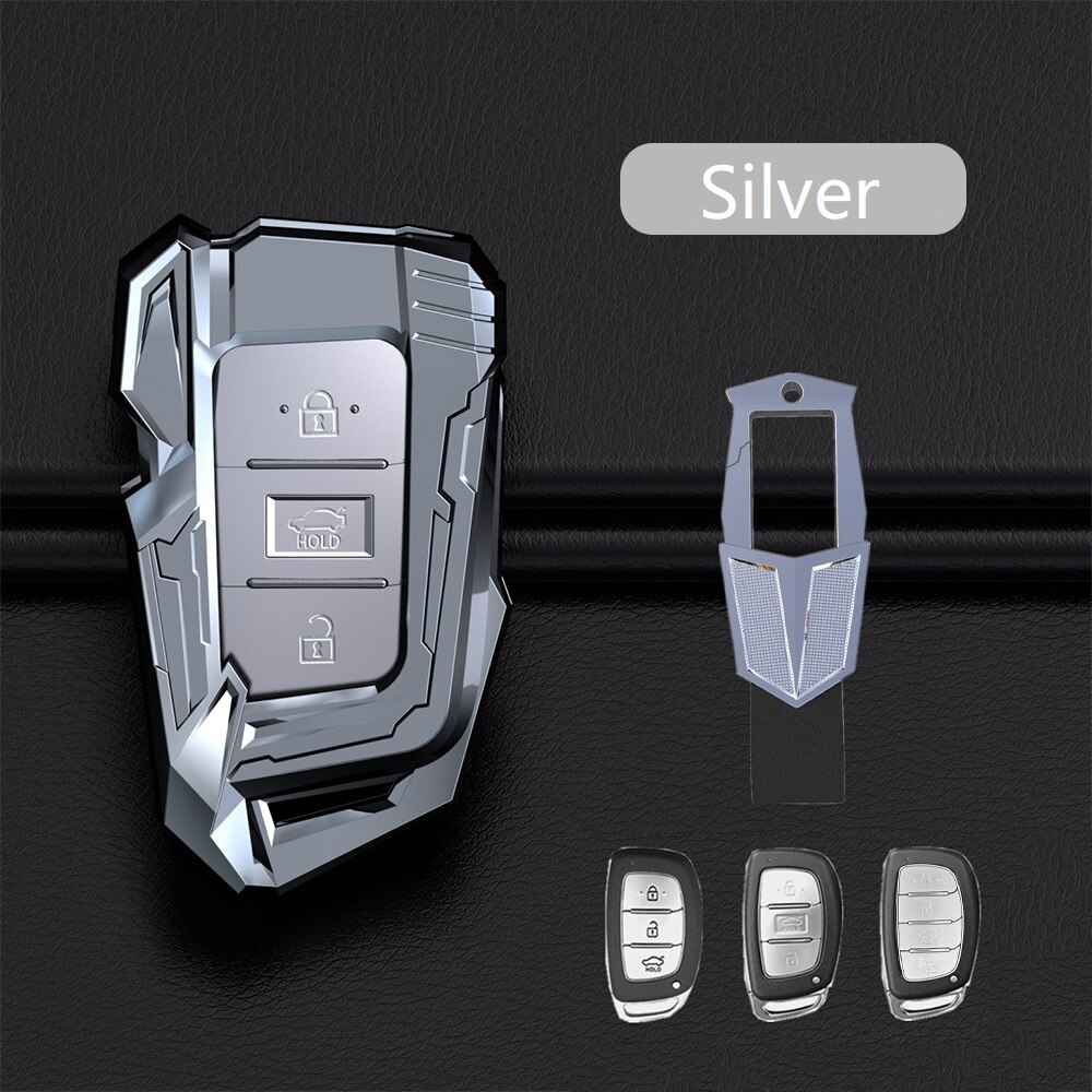 Zinc Alloy Car Remote Key Case Key cover For Hyundai i10 i20 i30 HB20 IX25 IX35 IX45 TUCSON Car Accessories