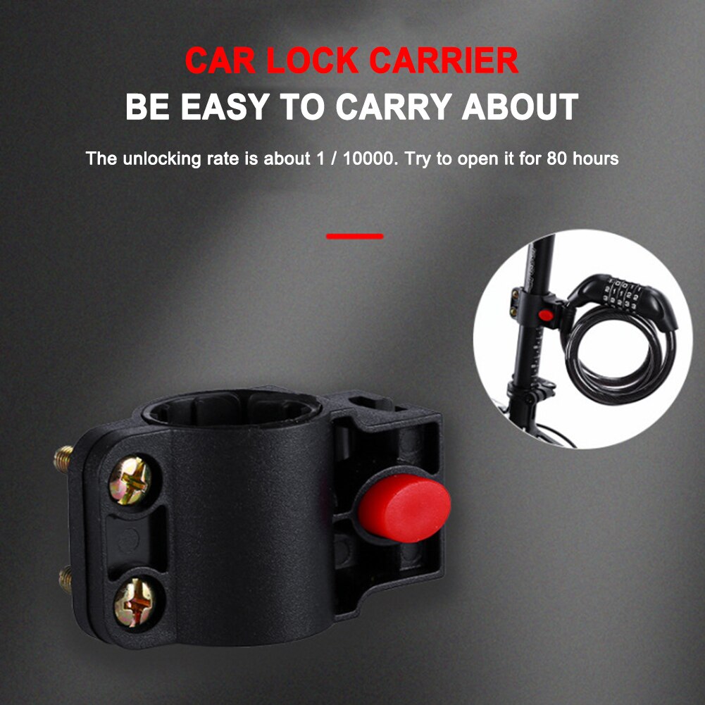 1set 5-Digit Code Bike Security Combination Locks Padlock Motorcycle Scooter Anti-Theft Steel Cable Lock Accessories Portable