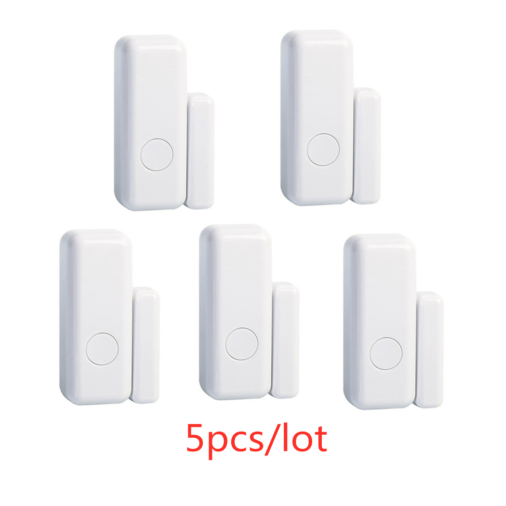 WiFi 433mhz While Wireless Smart Open Window to Home Alarm App Notification Alerts: PGST-PB-67R-5pcs.