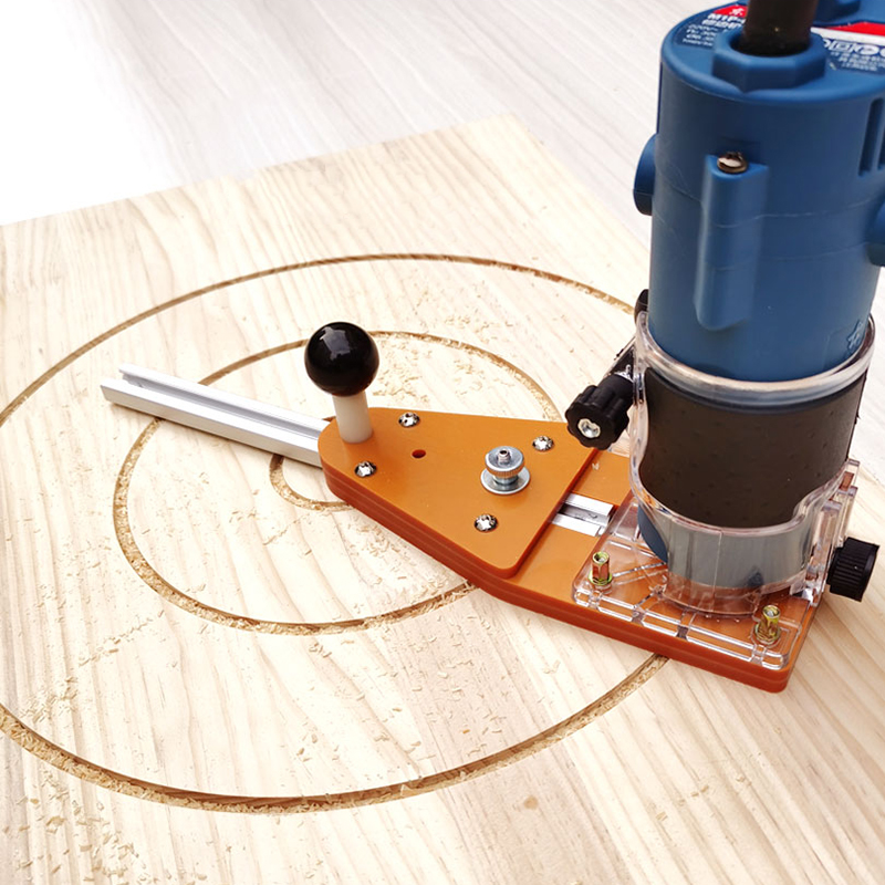 Kreis Schneiden Jig Für Makita Elektrische Hand Trimmer Gleichgewicht Gremium Holz Router Fräsen Kreis Fräsen Mutter Holzbearbeitung Werkzeuge