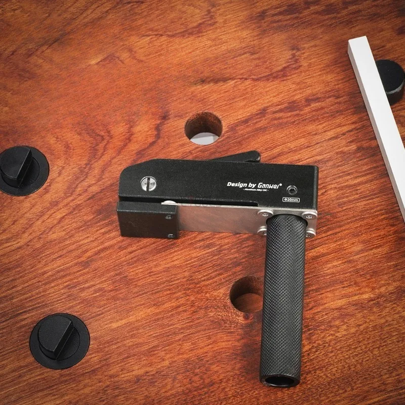 19MM/20MM Adjustable Desktop Clip Fast Fixed Clip with Desktop Tenon Woodworking Workbench Fast Hold Down Bench Dog Hole Clamp