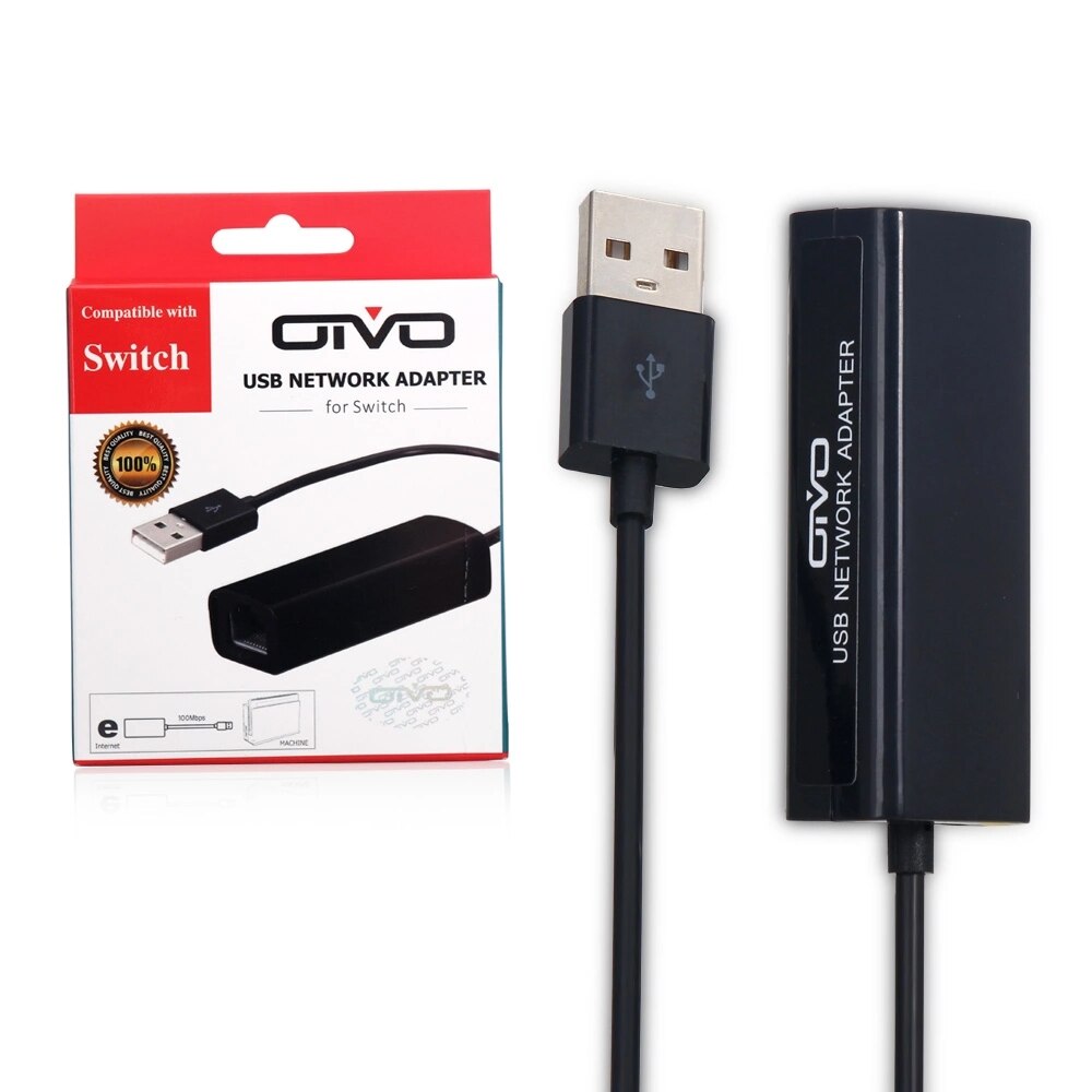 OIVO – adaptateur de jeu vidéo, connexion IV-SW037, carte réseau USB, pour Nintendo Switch, connecteur: Default Title