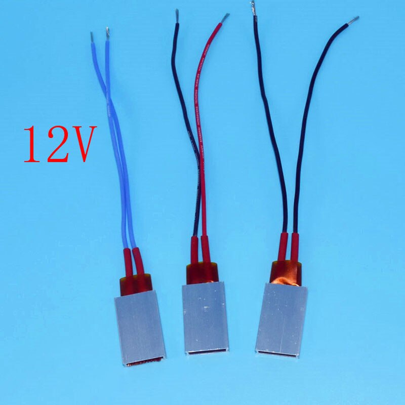 Calentadores Ptc de 12V, accesorios para secador de pelo, calentador de aire de 80/120/220 grados Celsius, 2 uds.