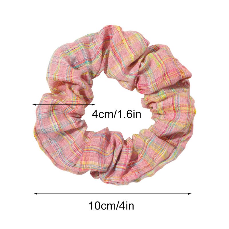 Vintage Bloemen Stof Haar Touw Haar Chouchou Meisje Bos Voor Vrouwen Elastische Haarband Paardenstaart Houder Haar Stropdas Gom Accessoires