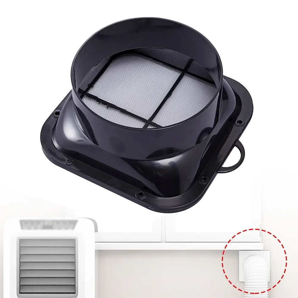 Wall Mounted ABS Air Vent Adapter For Kitchen Hood Ventilator Convenient And Leak Proof Ventilation Connection