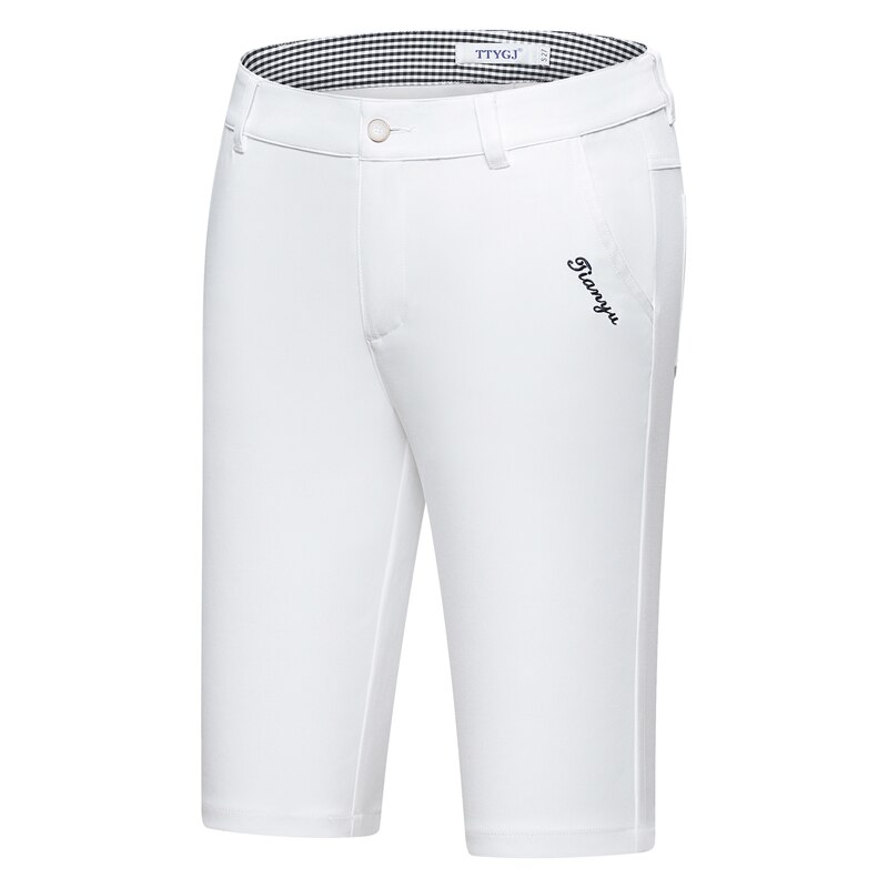 Women Golf Shorts Elastic Summer Thin Golf Shorts Ladies Breathable Comfortable Outdoor Short Trousers XXS~XXL: white / XL