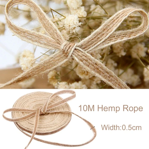 Cinta de encaje de arpillera de yute Natural de 2 metros y 5cm con borde de encaje blanco, decoración rústica de boda para boda, cintas artesanales con lazo DIY: Multicolor