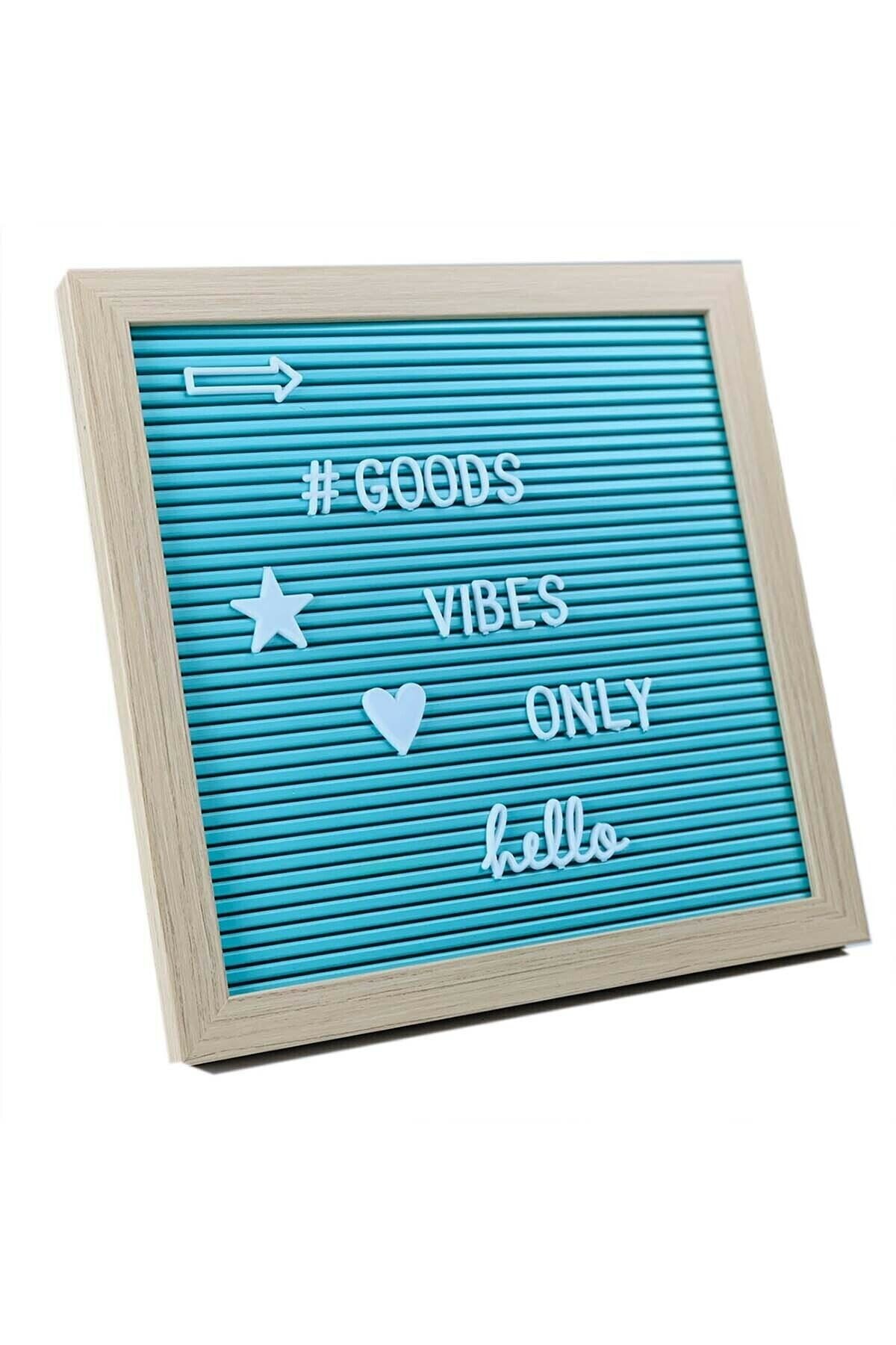 Vervangbare Schrijfbord Zwarte Kleur Message Board En 121 Gouden Brief-Karakter 26X26 Cm Decoratieve memo Board