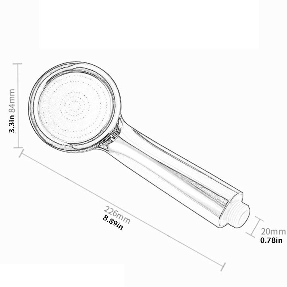 Verwijderbare Douchekop Onder Druk Nozzle Badkamer... Grandado