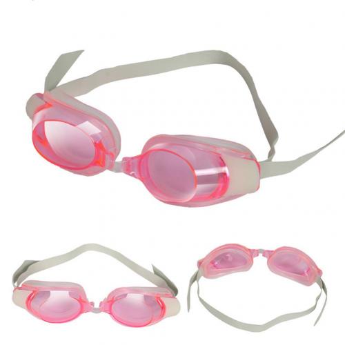 Kids Boy Girl Swimming Goggles Waterproof Eyes Protector Swim Glasses Eyewear Swim Glasses: Pink