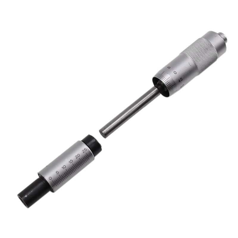0-25mm Differential Head Micrometer Micrometer Probe Micrometer Flat Head Optical Axis Φ10mm