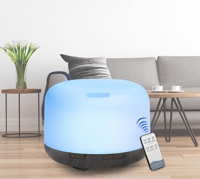 Air Humidifier Essential oil diffuser 300ML 500ML Ultrasonic Cool Mist Maker Fogger Humidifier LED Lamp Aroma Diffuser