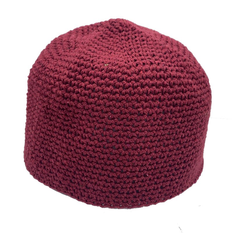 Chapeaux de prière musulmans en maille pour hommes, casquette indienne, casquettes turques arabes, couvre-chef musulman arabe pour Ramadan, chapeau kippa pour hommes: 5