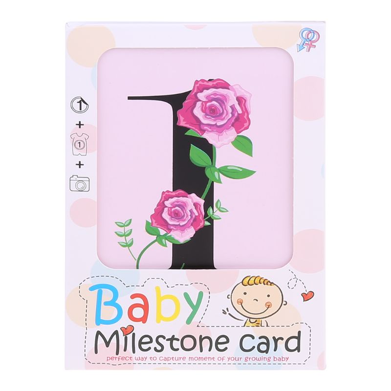 Baby Milestone Foto Kaarten-Set Van 12 Foto Kaarte... – Grandado