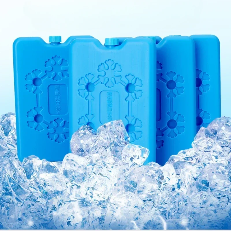 Bolsa de hielo reutilizable, paquetes de congelador ultrafinos, caja de inyección de agua portátil, paquetes frescos de larga duración para exteriores