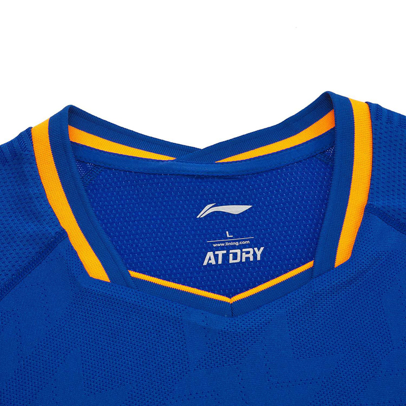 Camisetas de competición de bádminton li-ning para hombres, camisetas secas de poliéster y nailon, versión de Fans del equipo nacional, forro Li Ning, camisetas AAYP025 MTS3049