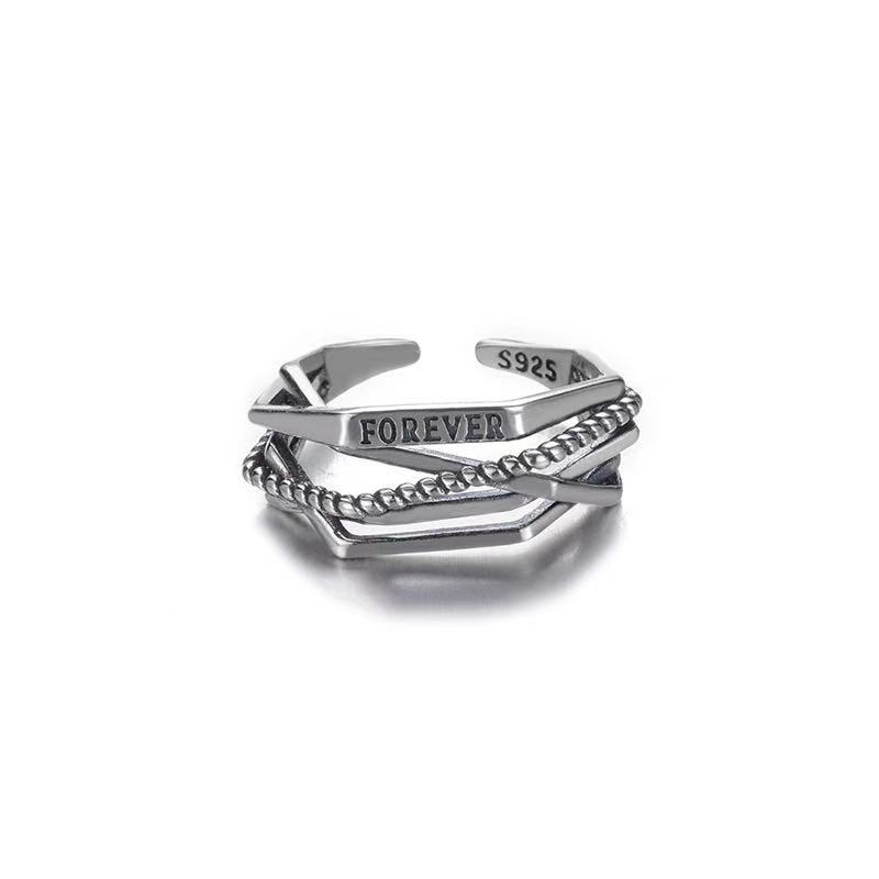 Enkelhet klokke ring retro sølv farge legering musikk noter ring ball dating ring kvinner jenter smykker justerbar åpning: Wn942-7