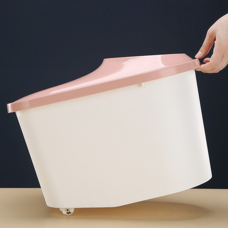 Corn Bin with Insect Proof and Moisture Proof Cover Household Sealed Flour Food Storage Tank