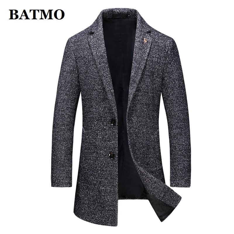 BATMO – trench-coat en laine de pour hommes, vestes longues pour hommes, F15, automne