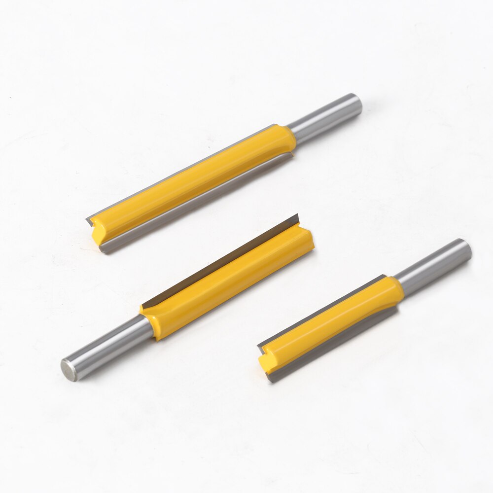 1 pieza recta/Dado Router Bit 1/2 "Dia. Cortador de carpintería, herramienta de corte de madera, vástago de 8mm, longitud de 2 "X 2-1/2" X 3"