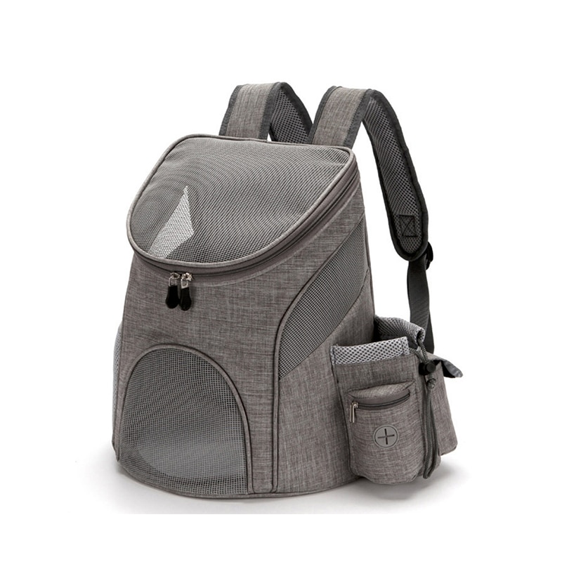 Bolsa de malla portátil para perros, mochila transpirable para perros, bolsa de transporte de gran tamaño para viajes al aire libre, Transportín para mascotas