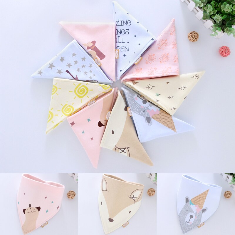 Otton Bandana Slabbetjes Babyvoeding Kiel Zuigeling Burp Doeken Cartoon Speeksel Handdoek Baby Eten Accessoire Zachte Baby Stuff