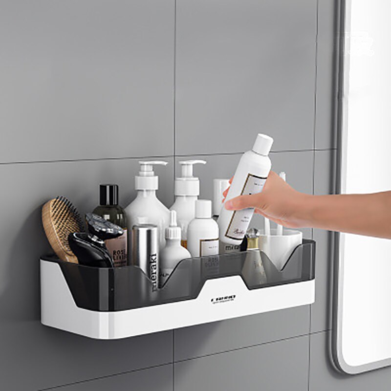 GESEW Shampoo Dusche Lagerung Regale Für Bad Und Küche Punch-freies Lagerung Organizer Badezimmer Zubehör Set