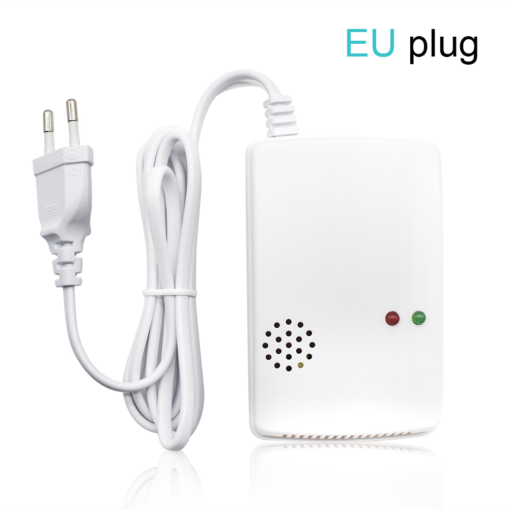 2 in 1 Natural Gas Detector And Carbon Monoxide CO Detector, Combustible Gas Leak Detector Monitor For Co, Lng, Lpg, Methane: WHITE