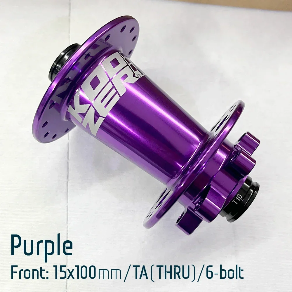 Koozer XM490pro Front MTB 5x100mm QR 9x100mm TA 15x100mm THRU 28H 32 Holes 6 Bolts Disc 2 Sealed Bearing Bike Parts Bicycle Hub: Light Grey