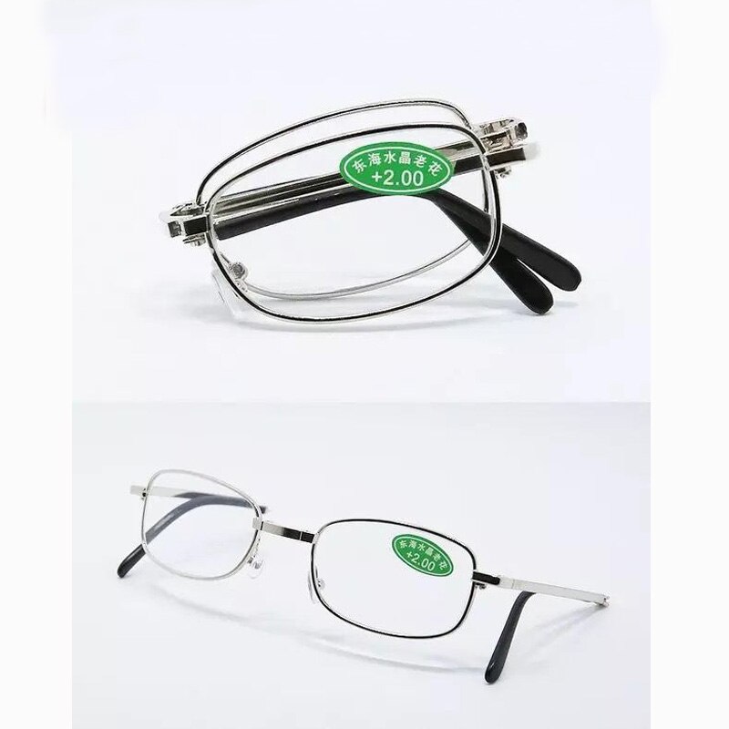 Taitettavat lukulasit 100 astetta 150 200 250 300 lukulasit ultrakevyet miehille ja naisille väsyneet vanhat lasit