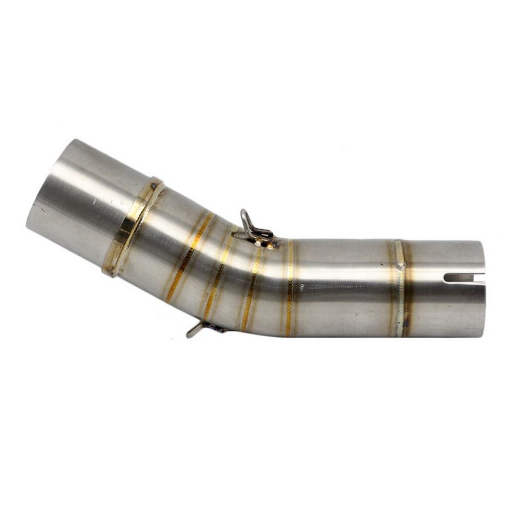 Motorcycle Exhaust Muffler Middle Link Pipe for SUZUKI GSX250R GSXR250, 220mm Length, Durable