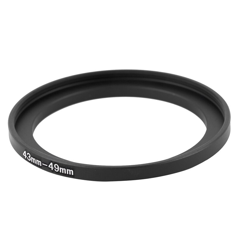 RISE-2X Camera Repareren 43Mm Tot 52Mm/43Mm Tot 49Mm Metalen Step Up Filter Adapter Ring