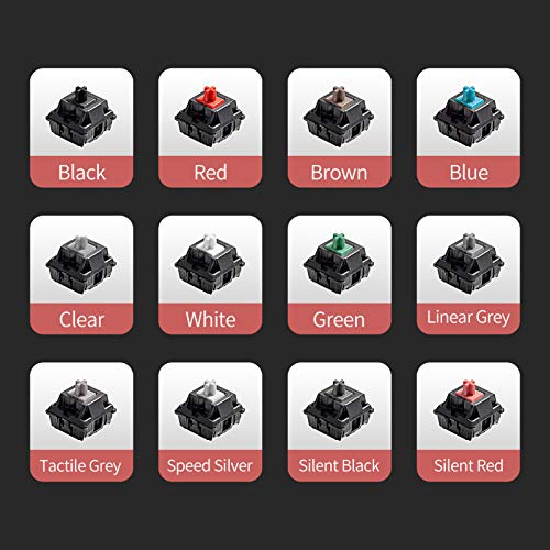 Cherry mx switch tester 12- nøkkel mekanisk tastatur sampler switch testverktøy med keycap pull