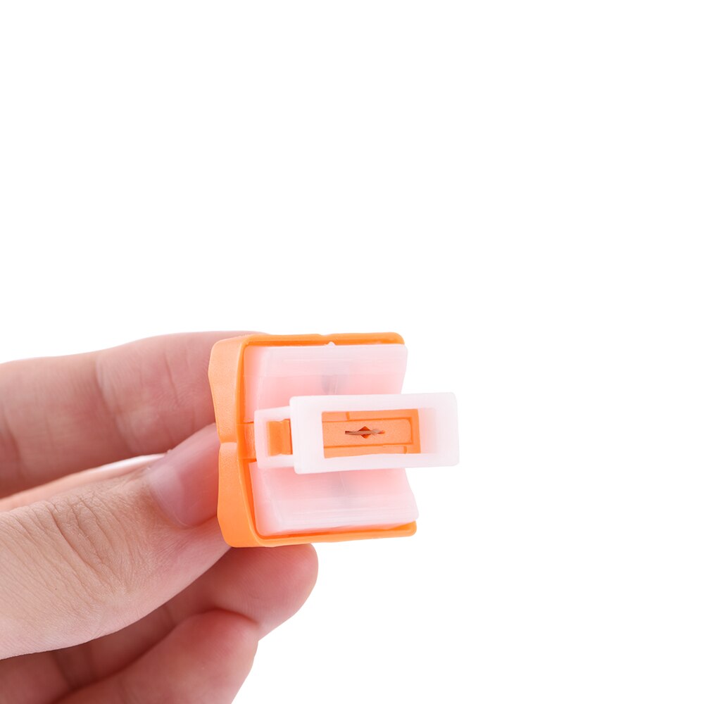 A4 Universal Replacement Blade Hidden Utility Knife Safety Plastic Spare Cutter Automatic Security Safeguard Accessories