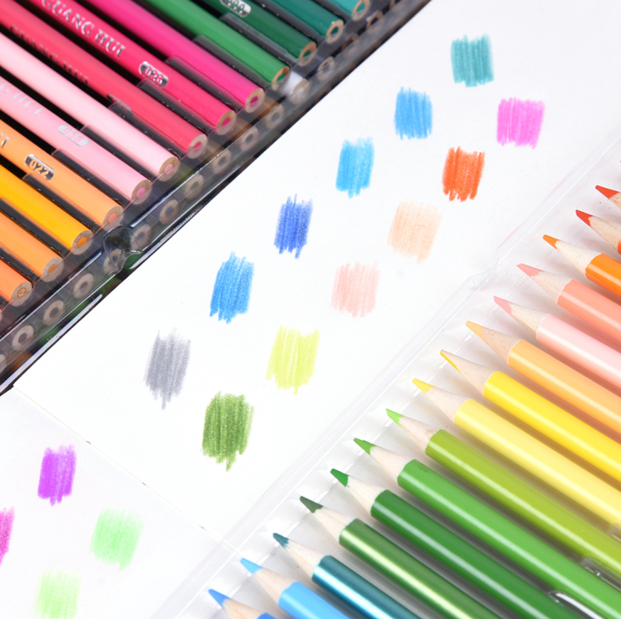 Ensemble De Crayons De Couleur Pastel arc-en-ciel, 120 couleurs/boîte, Crayon De dessin, Crayon De Couleur pour l&#39;école