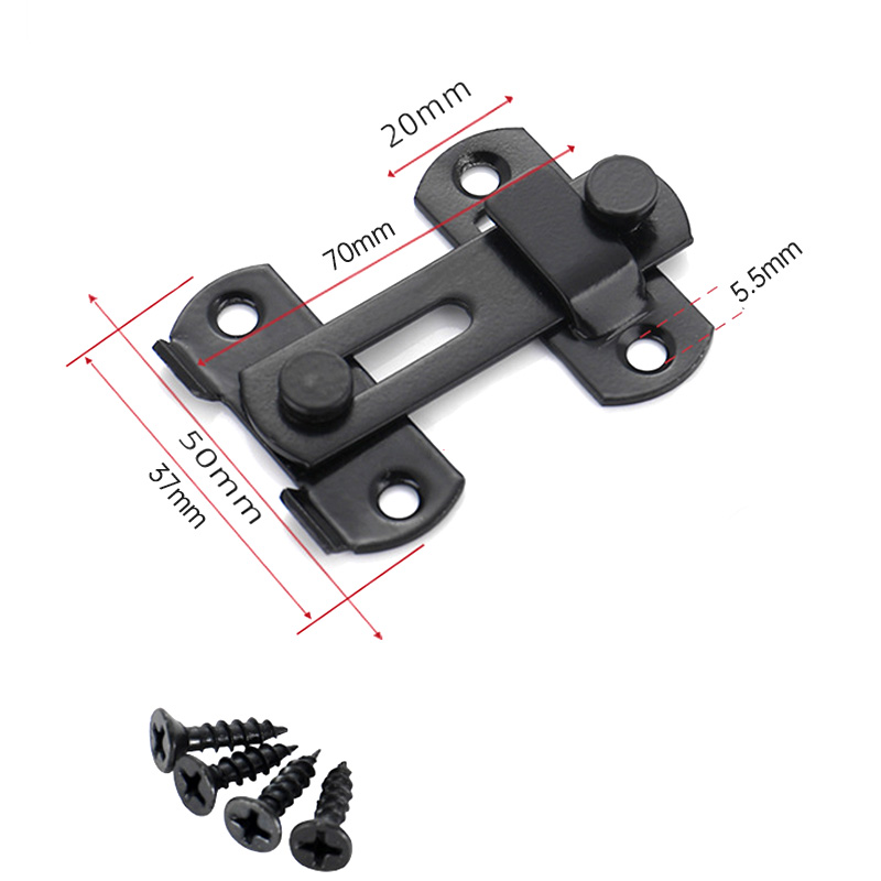 Door Lock Guard Latch Bolt 180 Degree Stainless Steel Toggle Latch Sliding Barn Lock Hardware Gate Latches for Window Closet: Bronze