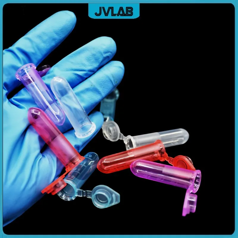 Microtubes Centrifugebuis 2 ml Lab Centrifugaalbuis Kleurrijke EP Buis Bodem Ronde PP Reageerbuis Snap-cap Clear Schaal 100/PK