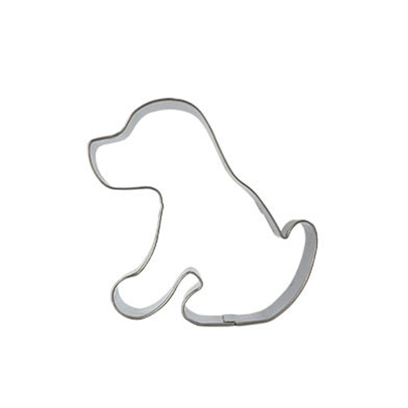 Mooie Hond Puppy Aluminium Bakvormen Keuken Koekje Tools Groente Cutter Mould Rvs Verkopende Producten Online