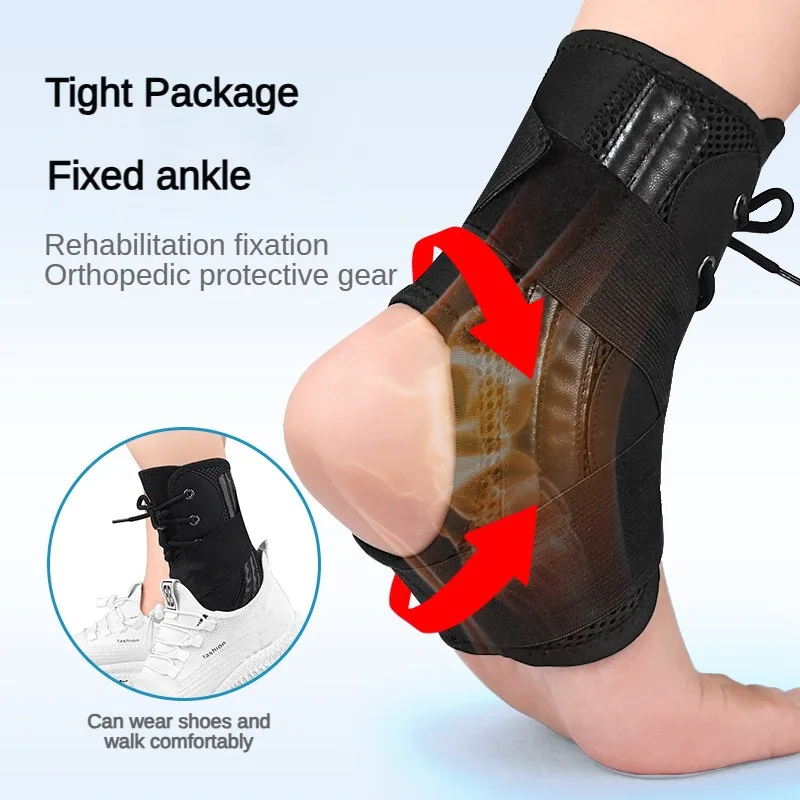 1 PCS Sport Knöchel Unterstützung Verstauchung Knöchel Hosenträger Fuß Brace Lace Up Verstellbaren Riemen Knöchel Schutz Fuß Varus Korrektur