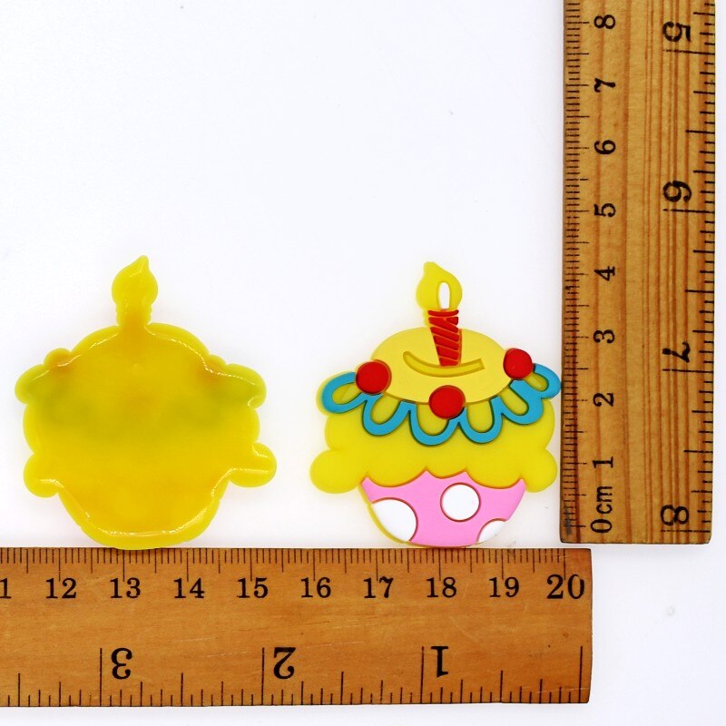 10 pcs DIY Big Size Birthday Cakes Cupcakes Ice Cream Lollipop Girls Women Handbag Schoolbag Clothes Stitch Sewing Patches