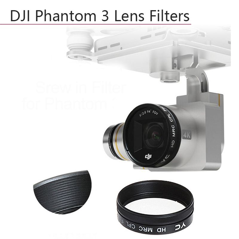 UV CPL ND2-400 ND8 ND16 Lens Filters voor DJI Phantom 3 Adv Pro Phantom 4 3A 3P Drone Camera polarisatie Neutral Density Filter