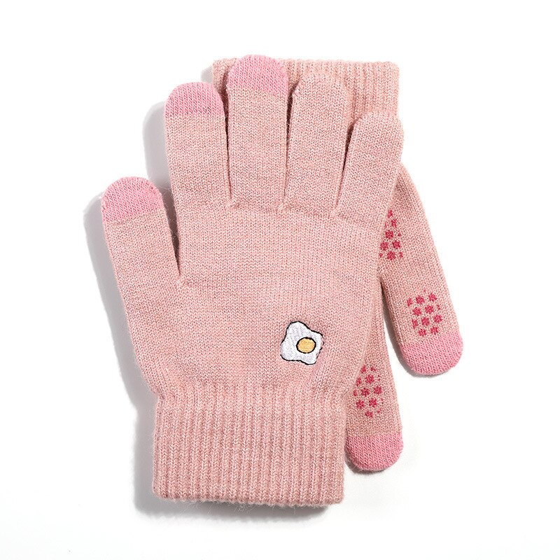 Gloves Kniteed Winter Gloves Screen Touch Gloves Women's Hand Wear Strong Friction Hand Warmers Thick Winter Glove