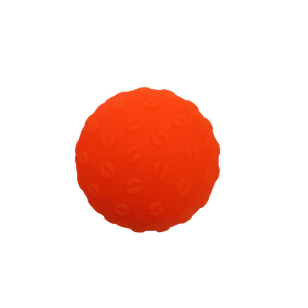 Balles de Fitness Crossfit Yoga Pilates Massage des pieds douleur musculaire soulagement du Stress Point de déclenchement balle réflexe hérisson: Orange