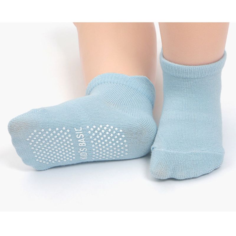 12 Pair/Set Toddler Baby Sports Cotton Socks Comfortable Anti Slip Socks for 0-24 Months Boys Girls